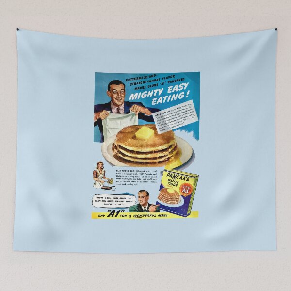 Item preview, PANCAKE AND WAFFLE MIX - ADVERT designed and sold by ThrowbackAds.