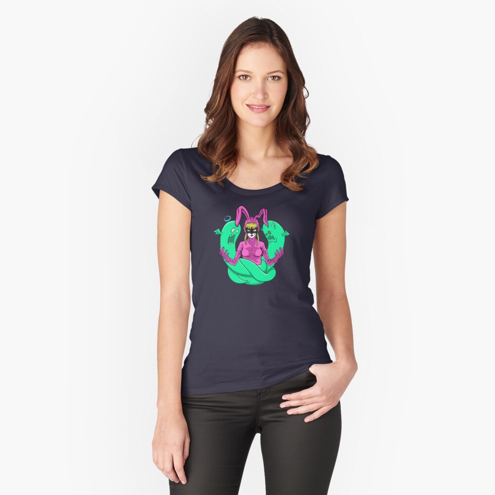 Item preview, Fitted Scoop T-Shirt designed and sold by riotpixel.