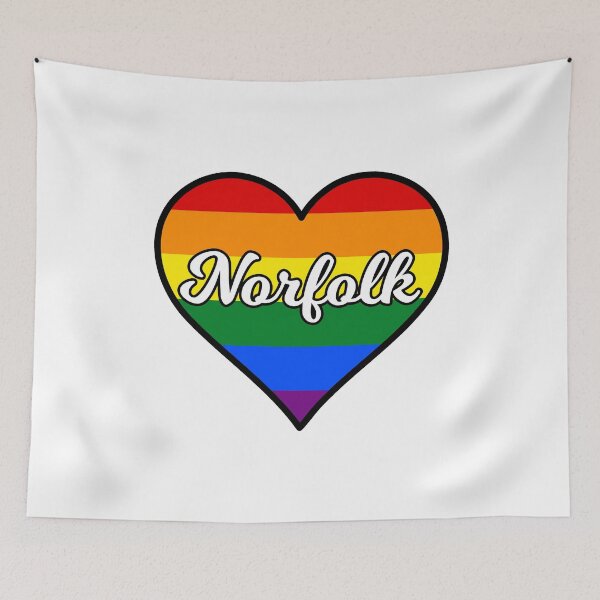 Item preview, Norfolk Virginia Gay Pride Heart designed and sold by fearcity.