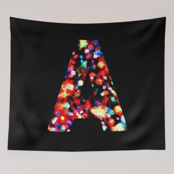 Item preview, Letter A colored dots designed and sold by Begoll Art.