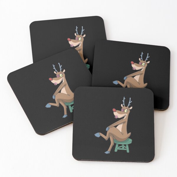 Item preview, Reindeer cheeky on chair designed and sold by Monkey Ful.