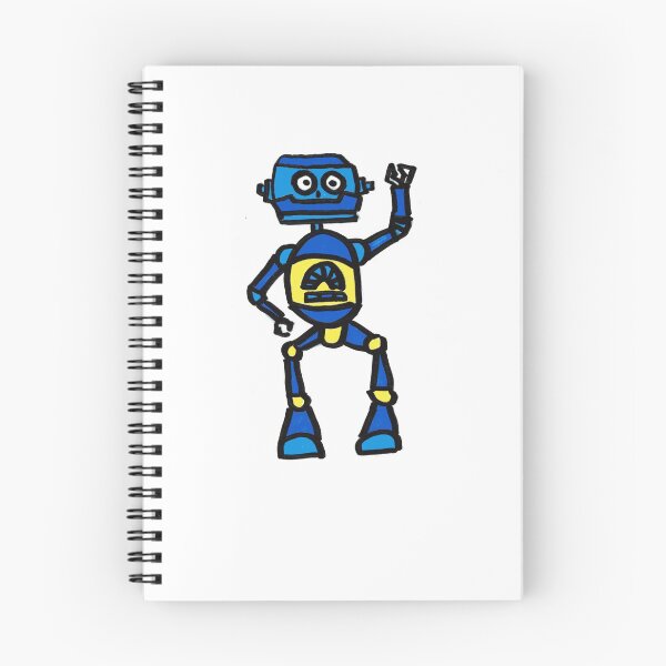Item preview, Cute blue Robot designed and sold by crikz.