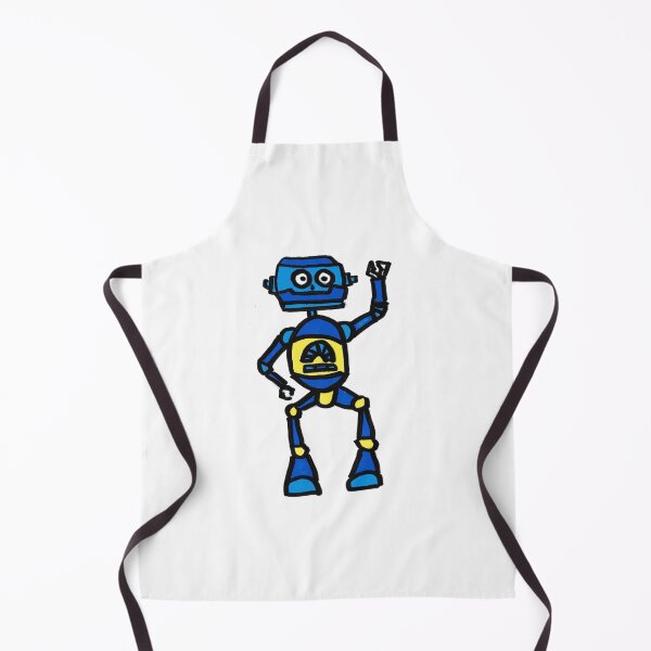 Item preview, Cute blue Robot designed and sold by crikz.