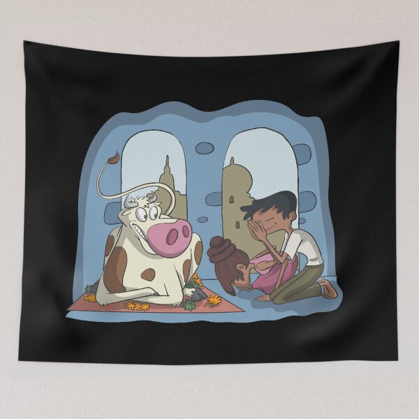 Item preview, Worship the holy cow designed and sold by Monkey Ful.