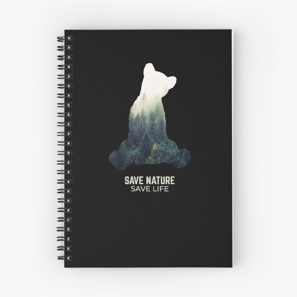 Item preview, Bear in Forest Environment Climate Protection designed and sold by RJ-Art.