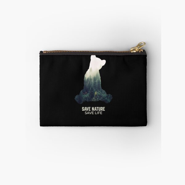 Item preview, Bear in Forest Environment Climate Protection designed and sold by RJ-Art.