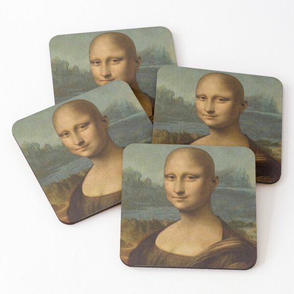Item preview, Mona Lisa Monalisa Bald Meme designed and sold by Thaispectacular.