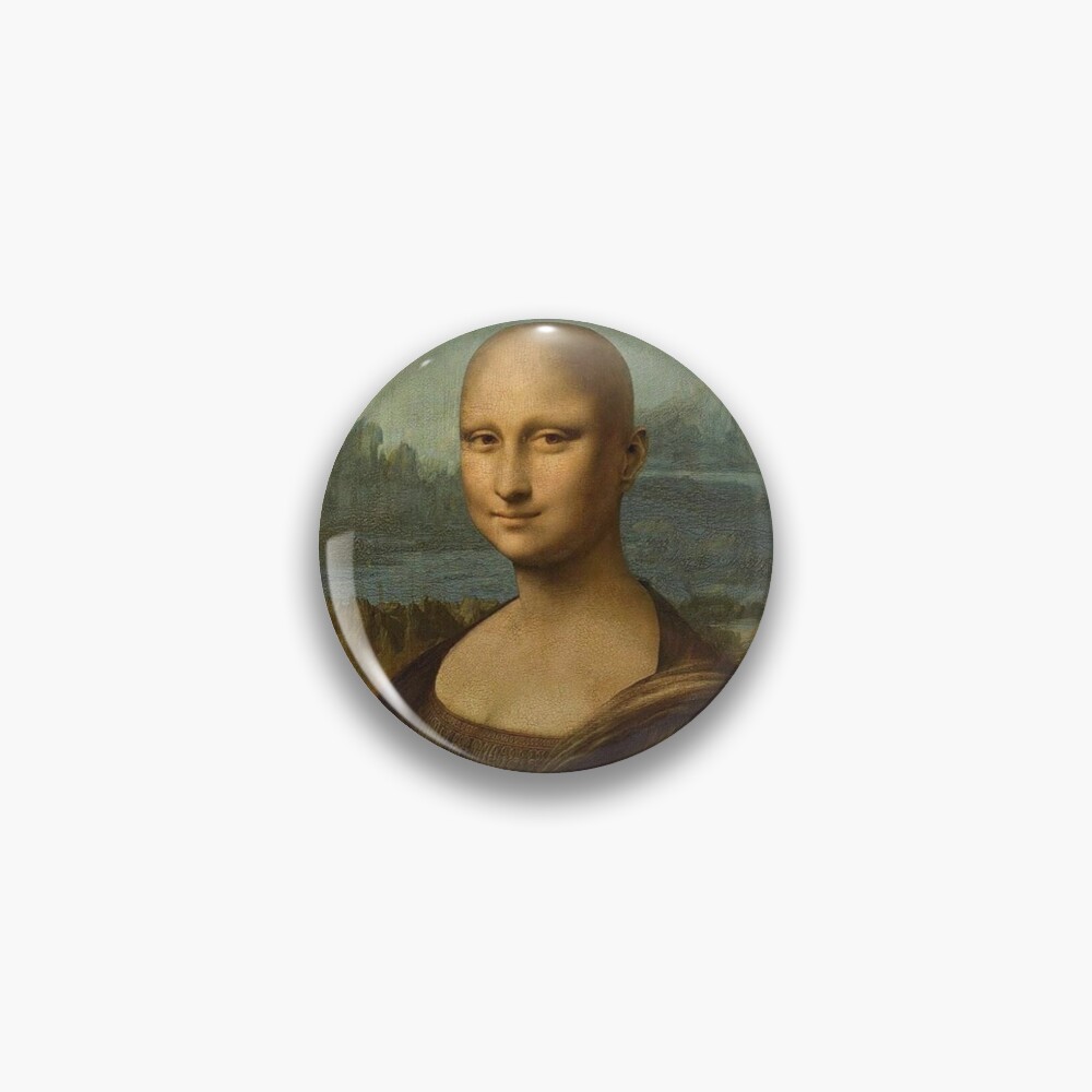 Mona Lisa Monalisa Bald Meme | Postcard