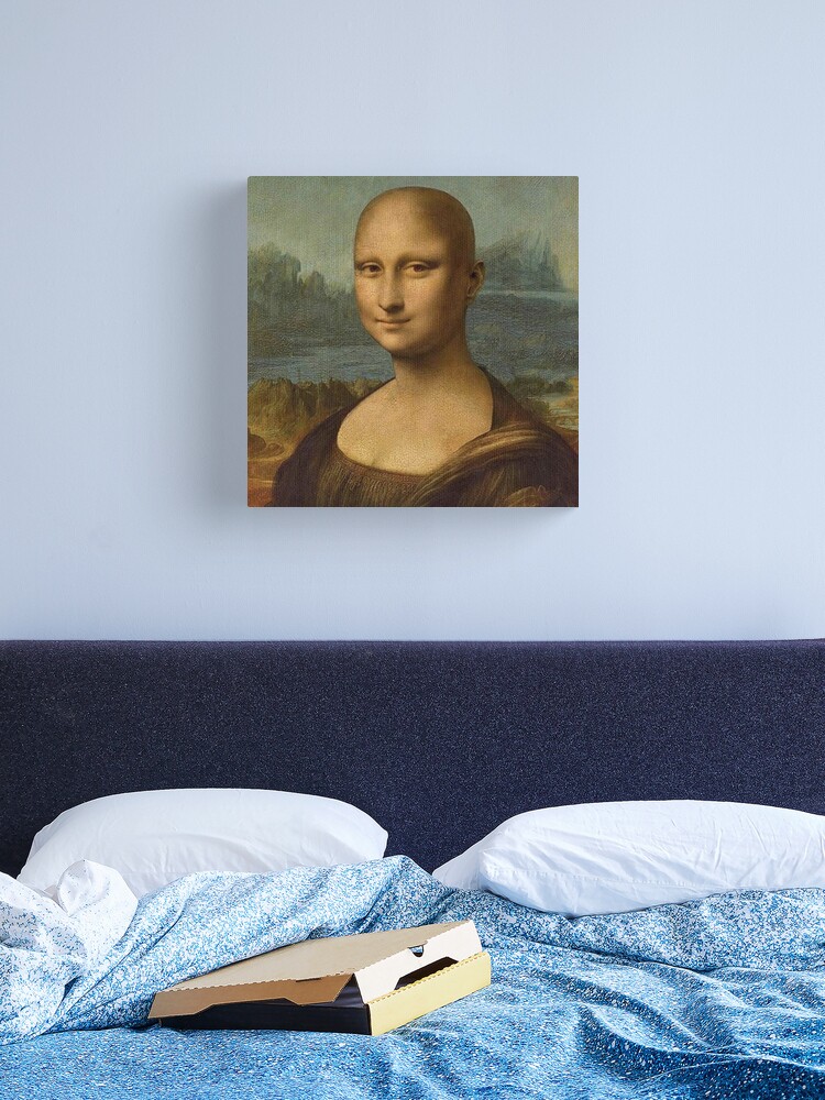 Mona Lisa Monalisa Bald Meme | Postcard