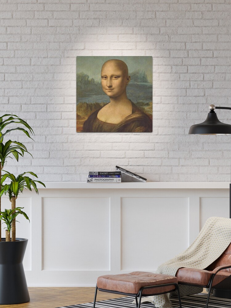 Mona Lisa Monalisa Bald Meme Photographic Print for Sale by