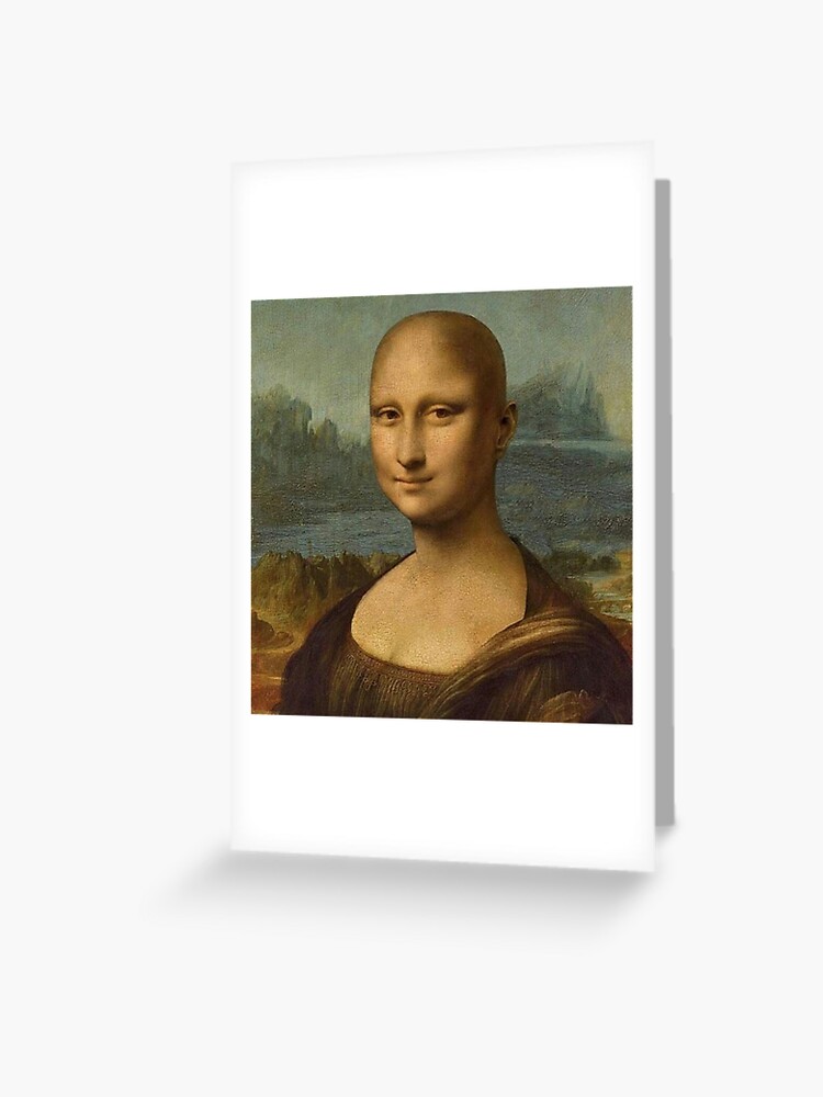 Mona Lisa Monalisa Bald Meme | Postcard