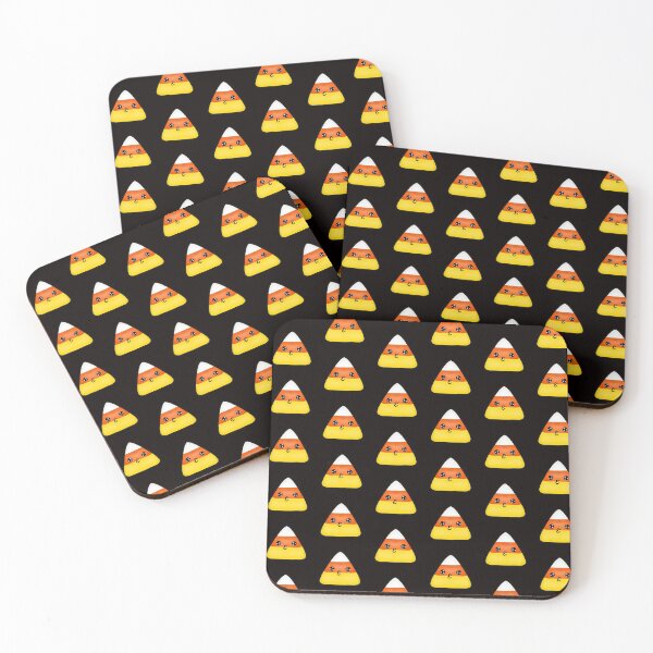Item preview, Halloween Candy Corn Cute Drawing 2-Black Background designed and sold by Arthemeral.