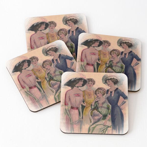 Item preview, Antique Illustration Fashion Charming Formal Wear 1911 designed and sold by Mary Riley.