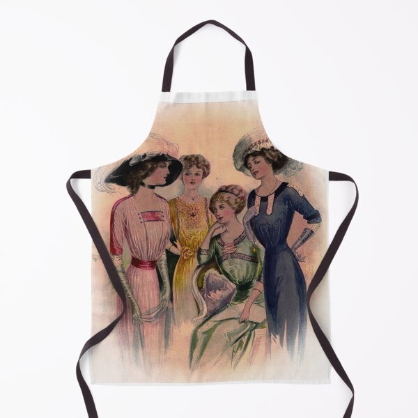 Item preview, Antique Illustration Fashion Charming Formal Wear 1911 designed and sold by Mary Riley.