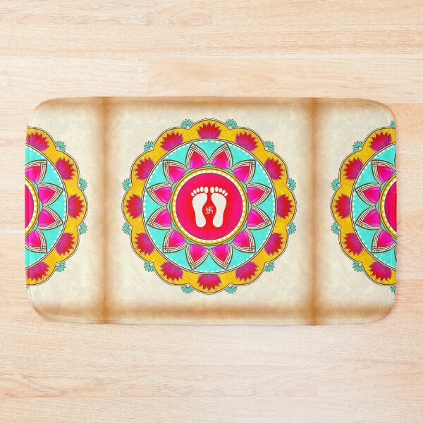 Item preview, Subh Labh..Goddess Laxmi feet..  Diwali Print designed and sold by Prita-D.