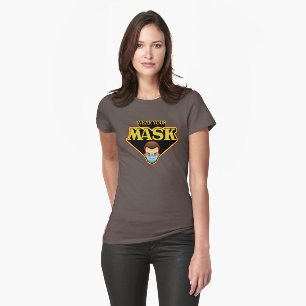 Item preview, Fitted T-Shirt designed and sold by riotpixel.