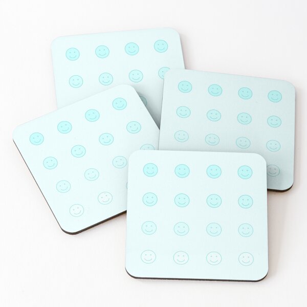 Item preview, Pack of cute turquoise smilies designed and sold by Pastel-PaletteD.