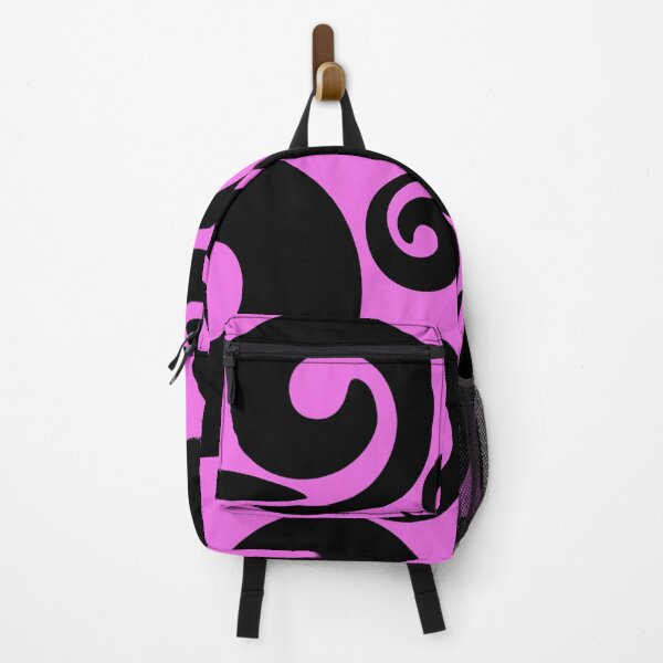 Item preview, Black and pink pattern with spirals designed and sold by marina63.