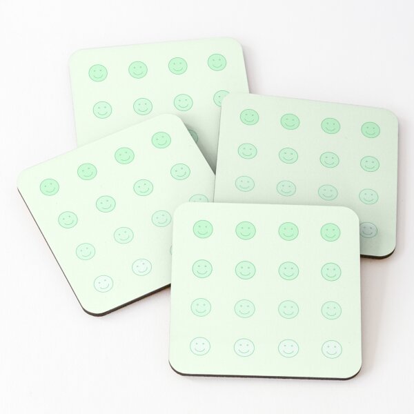 Item preview, Pack of cute green smilies designed and sold by Pastel-PaletteD.
