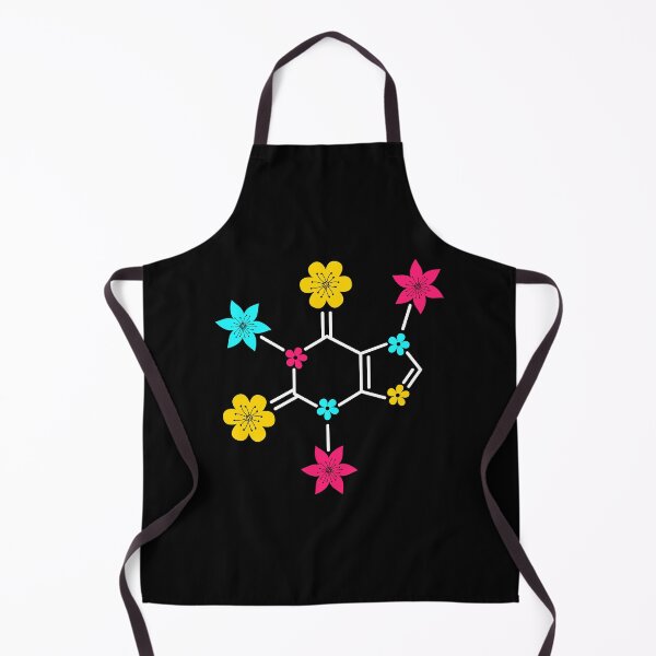 Item preview, Caffeine Molecule and Flowers Coffee Lover Design designed and sold by mrhighsky.
