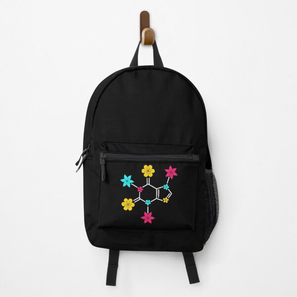 Item preview, Caffeine Molecule and Flowers Coffee Lover Design designed and sold by mrhighsky.