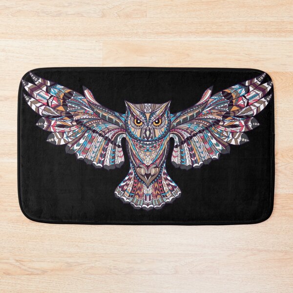 Item preview, colorful owl -  the owl house hooty design - vintage art idea  designed and sold by doitwithlove.