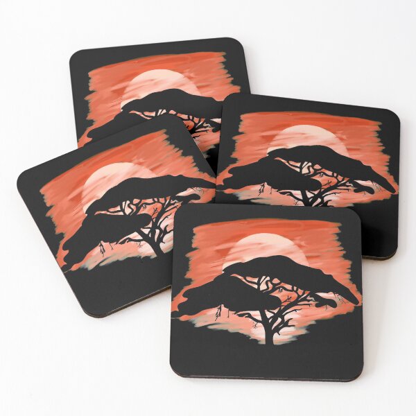 Item preview, African sunset with tree designed and sold by FoxyS.