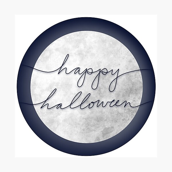 Item preview, Happy Halloween Moon designed and sold by Shannon Adams Creative.