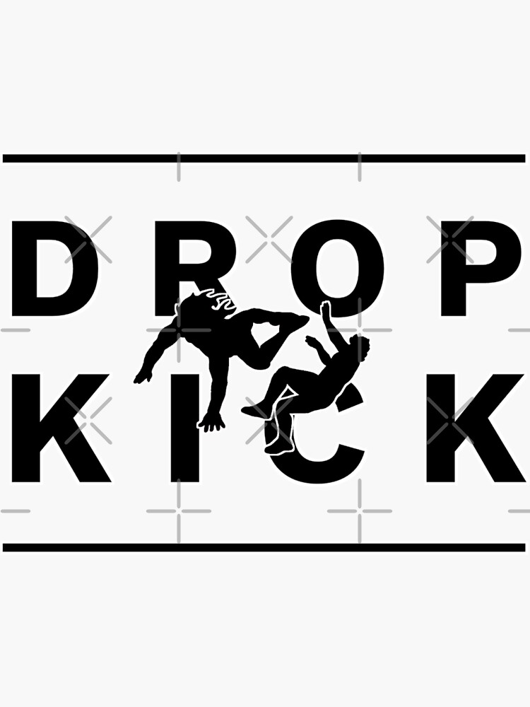 "Drop Kick" Sticker by jodotnathan81 Redbubble