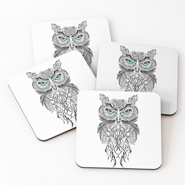Artikelvorschau, bunte Eulenaugen, das Eulenhaus hooty Design - Vintage-Kunstidee entworfen und verkauft von doitwithlove.