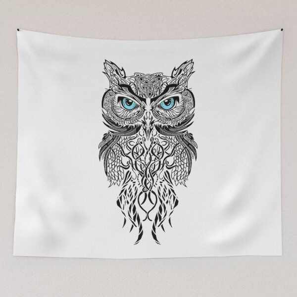 Artikelvorschau, bunte Eulenaugen, das Eulenhaus hooty Design - Vintage-Kunstidee entworfen und verkauft von doitwithlove.