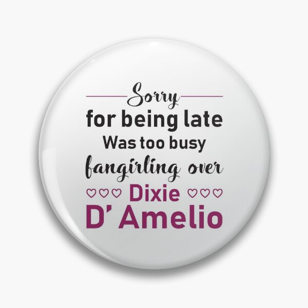 Item preview, Dixie D' Amelio, a famous tiktoker fangirling design designed and sold by anins-azuree.