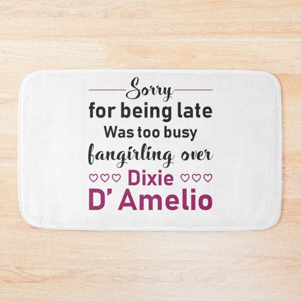 Item preview, Dixie D' Amelio, a famous tiktoker fangirling design designed and sold by anins-azuree.