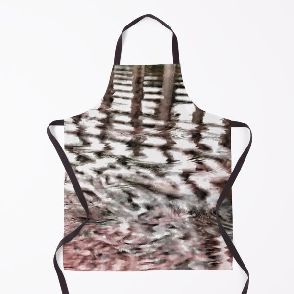 Item preview, Ripple Effect Reflections in Flood Waters on Red Concrete Photo designed and sold by MimsTees.