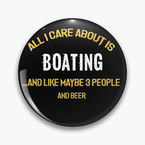 Item preview, ALL I CARE ABOUT IS BOATING designed and sold by ATEF BRAHAM.