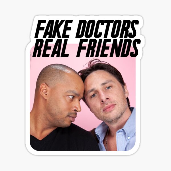 Gefälschte Ärzte Real Friends Pack Aufkleber Sticker