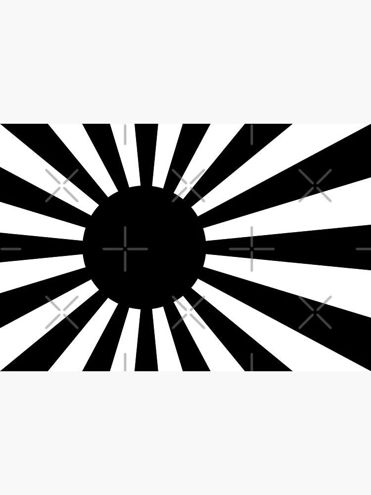 Japanese Rising Sun - Black