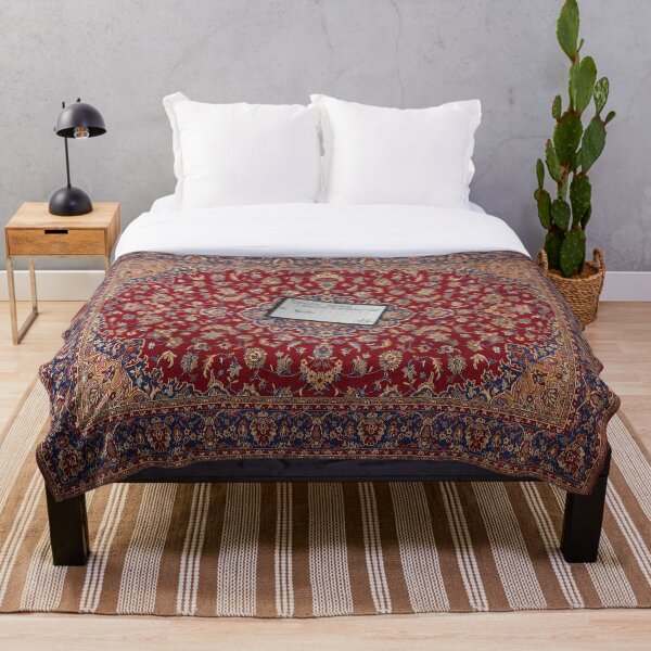 Lebowski's tape bowling playoffs Throw Blanket