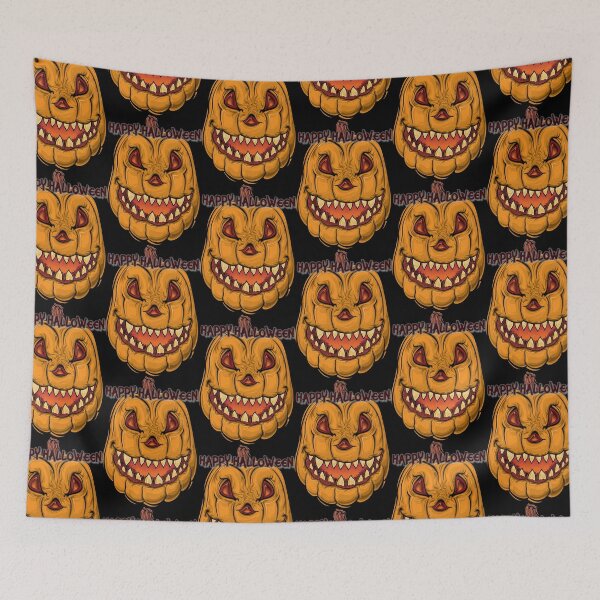 Item preview, Orange Happy Halloween Autumn Pumpkin designed and sold by corner-shop.