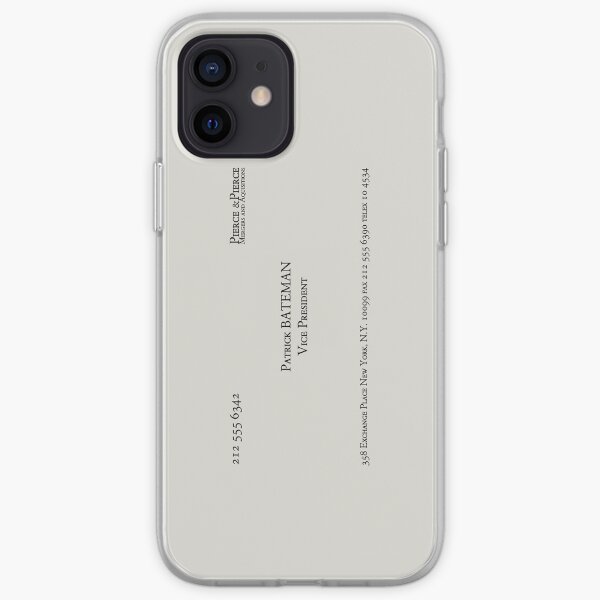 Patrick Bateman Business Card iPhone Soft Case