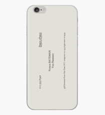 Patrick Bateman Business Card iPhone Case