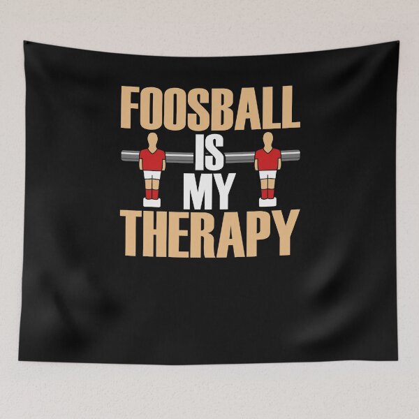 Item preview, Foosball Is My Therapy Table Football Table Soccer Player designed and sold by ShopTheStyle.