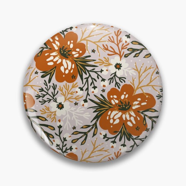 Item preview, Winter flower pattern  designed and sold by AllPrintsAndArt.