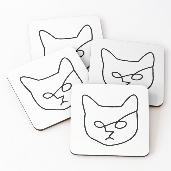 Item preview, Single Lined Cat Drawing designed and sold by morgandiehl10.