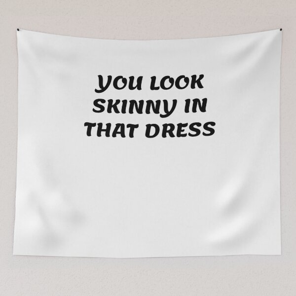 Item preview, White lie party - You look skinny in that dress designed and sold by amrmab.