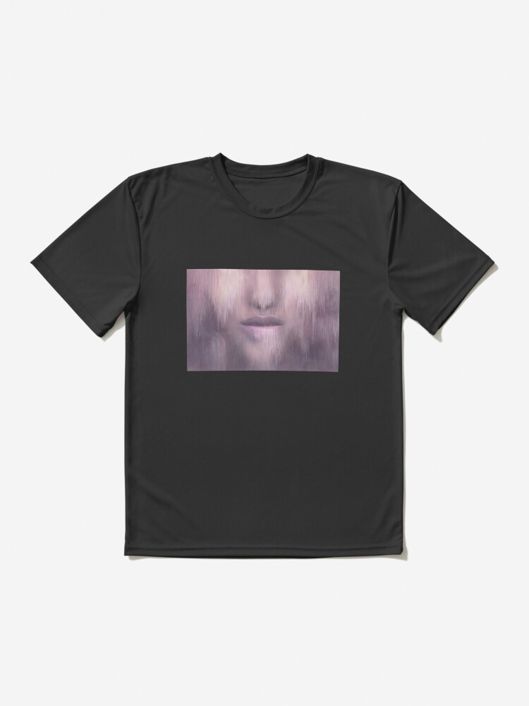 Alternate view of “Succumb” (tears, sadness, giving up) painting - “Smile” Fine Art series Active T-Shirt