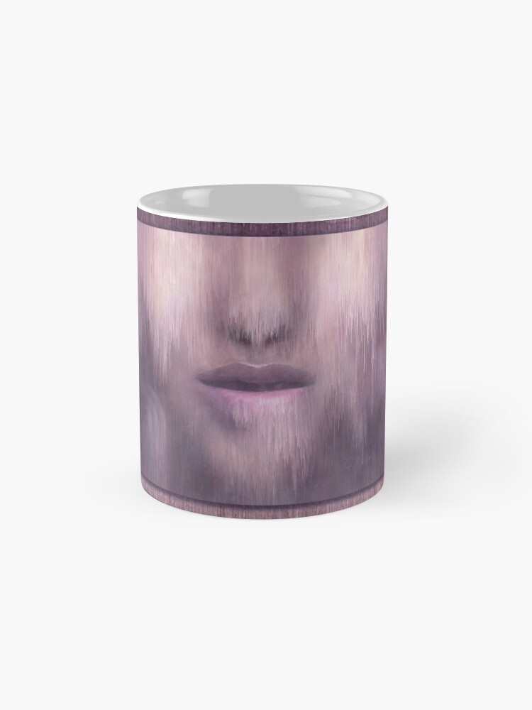 Alternate view of “Succumb” (tears, sadness, giving up) painting - “Smile” Fine Art series Mug