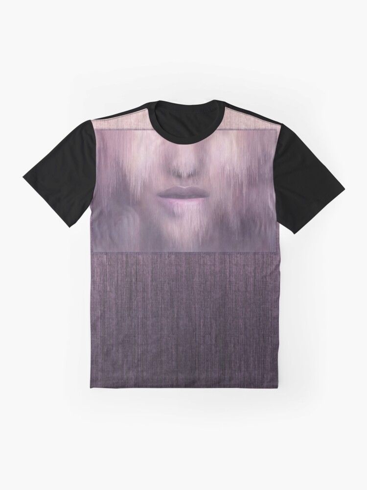 Alternate view of “Succumb” (tears, sadness, giving up) painting - “Smile” Fine Art series Graphic T-Shirt