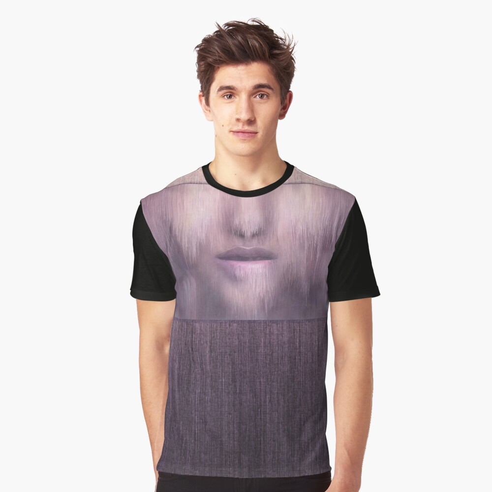 “Succumb” (tears, sadness, giving up) painting - “Smile” Fine Art series Graphic T-Shirt