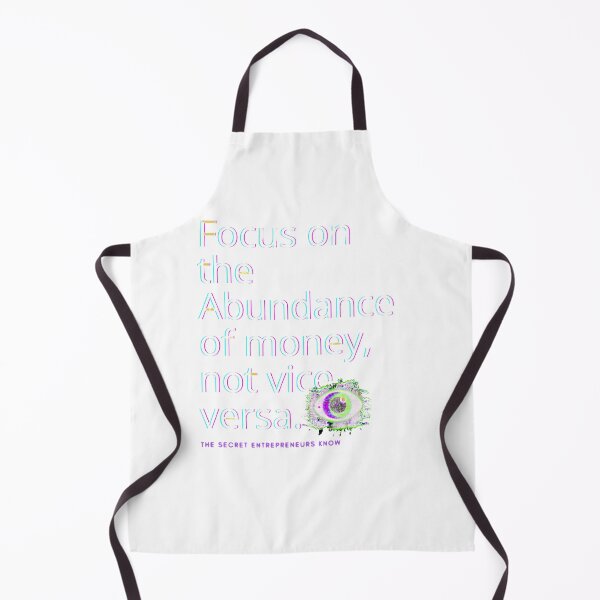 Item preview, "Focus on the Abundance of Money, not Vice Versa with Eye Attractor  designed and sold by AyeAyeBeans.